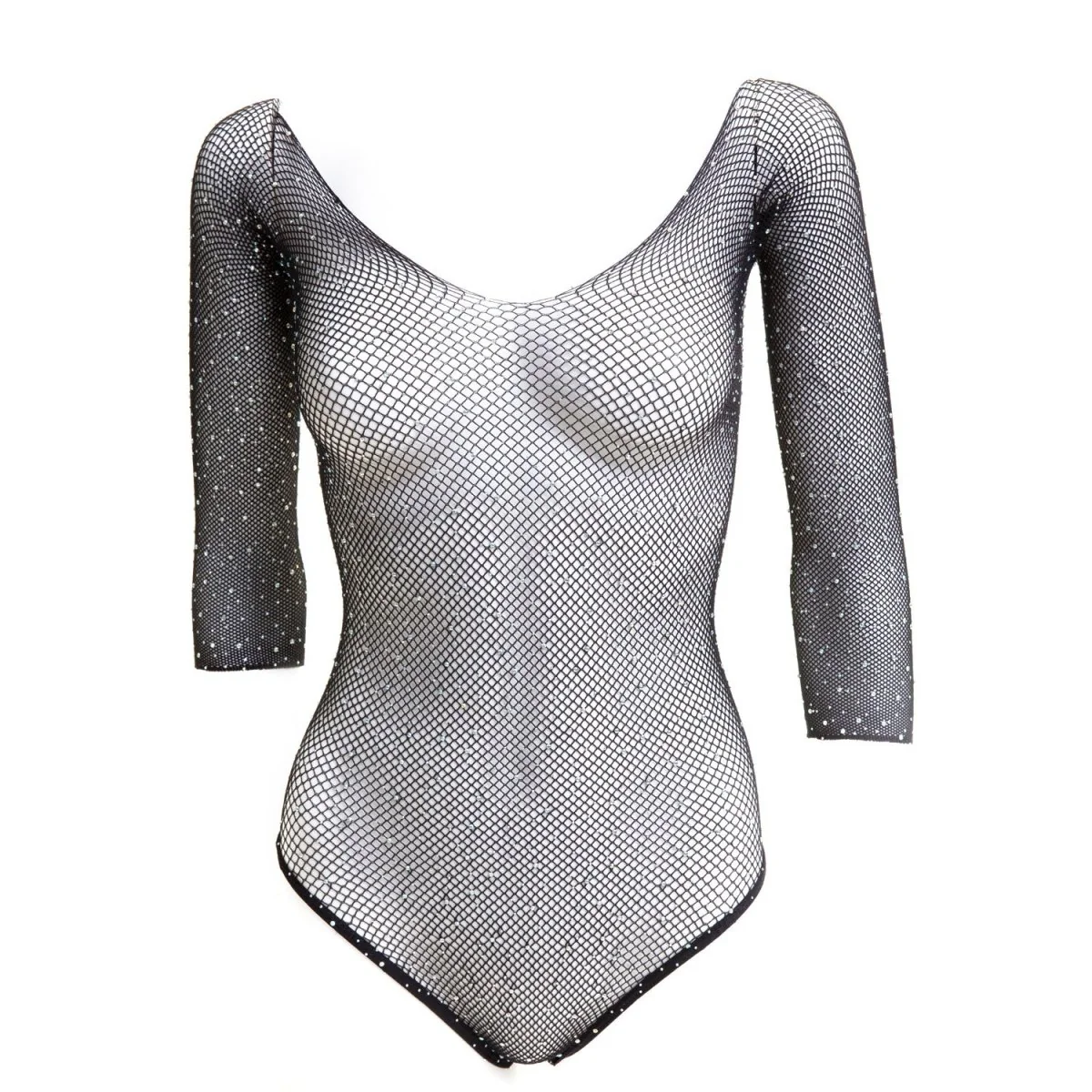 Body de Rejilla con Brillantes - Image 5