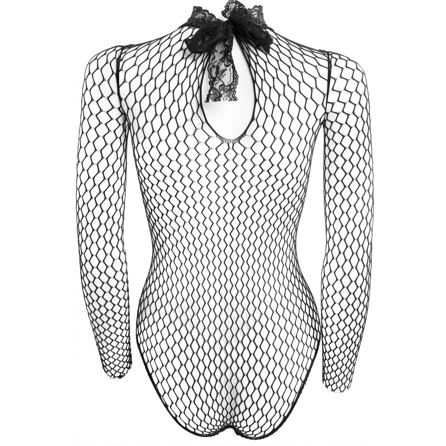 Body de Rejilla con Flores - Image 3
