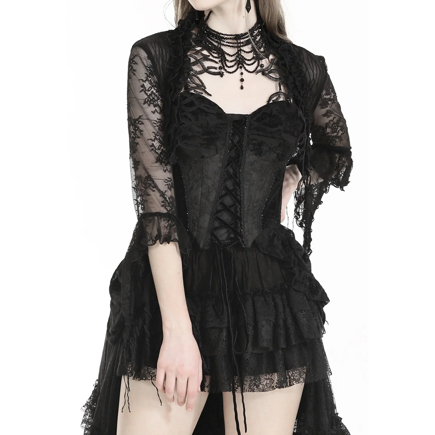 Bolero de Encaje Manga Larga Alisse - Image 5