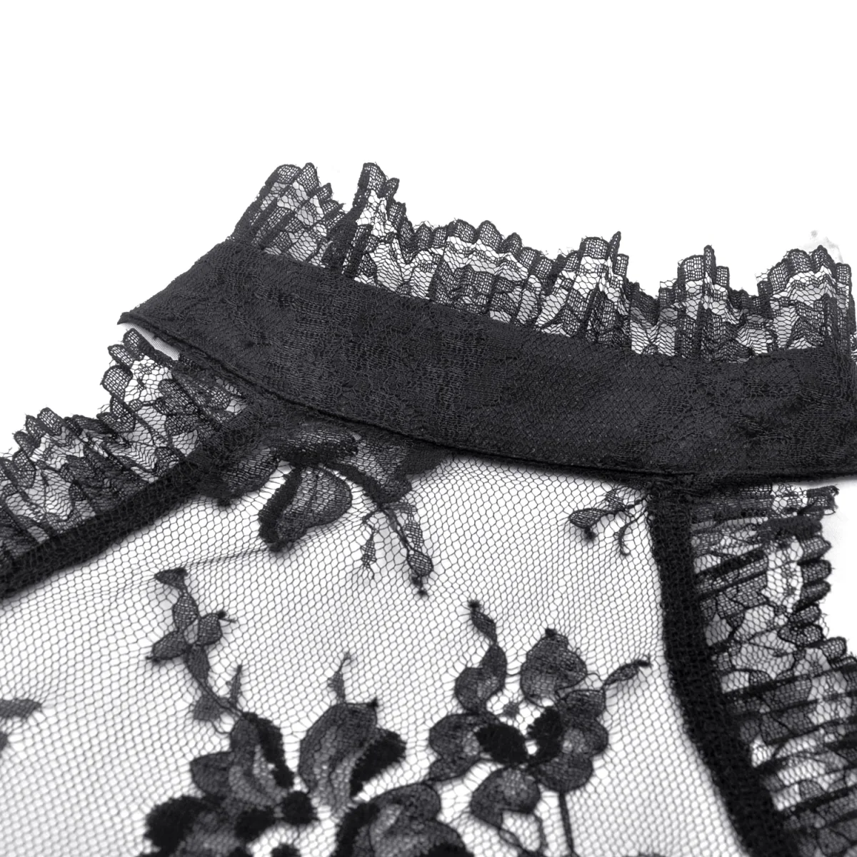 Bolero Gótico Negro Floral Mangas Acampanadas - Image 10