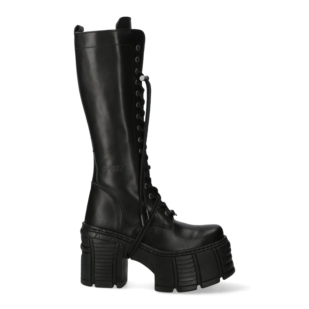 Bota Alta Heavy Plataforma Acordonada - Image 2