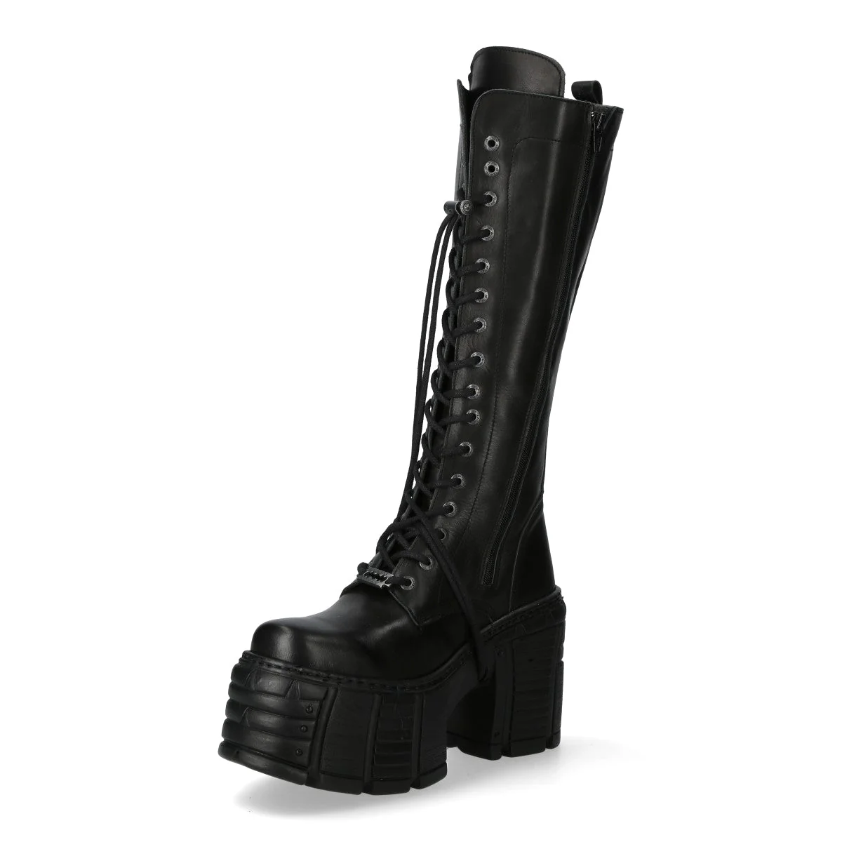 Bota Alta Heavy Plataforma Acordonada - Image 5