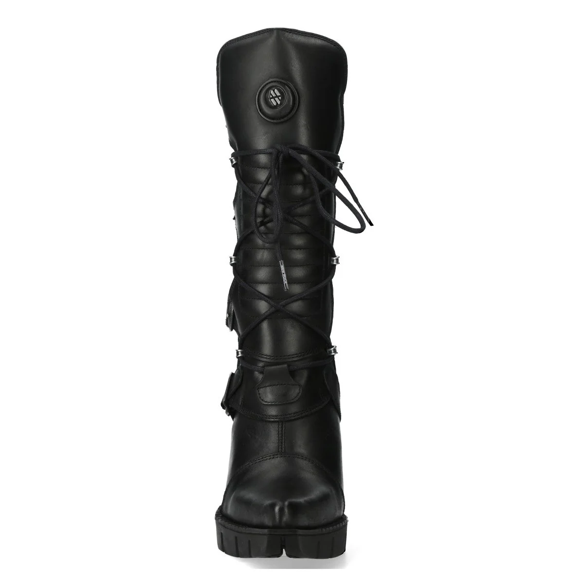 Bota Tacón Plataforma Punk Hebillas - Image 4