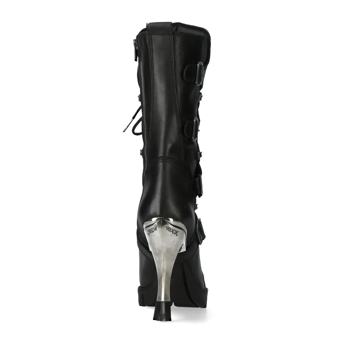 Bota Tacón Plataforma Punk Hebillas - Image 6