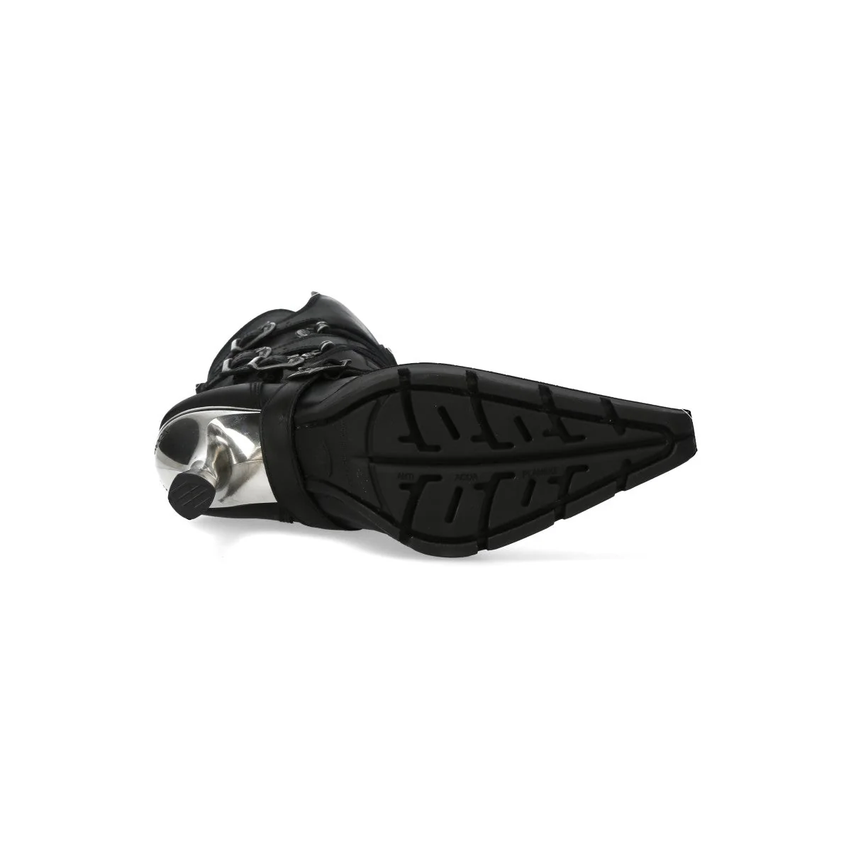 Bota Tacón Plataforma Punk Hebillas - Image 7