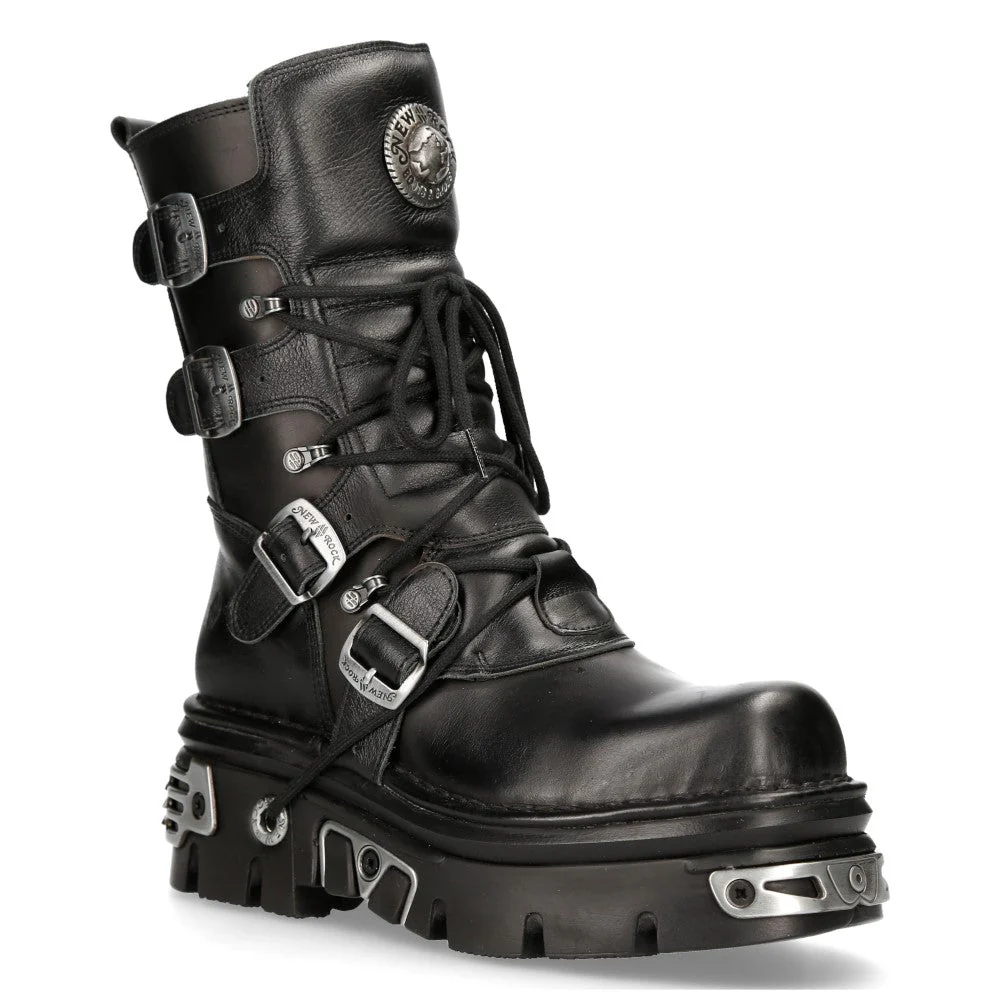 Botas New Rock Gótico Militar Hebillas - Image 3