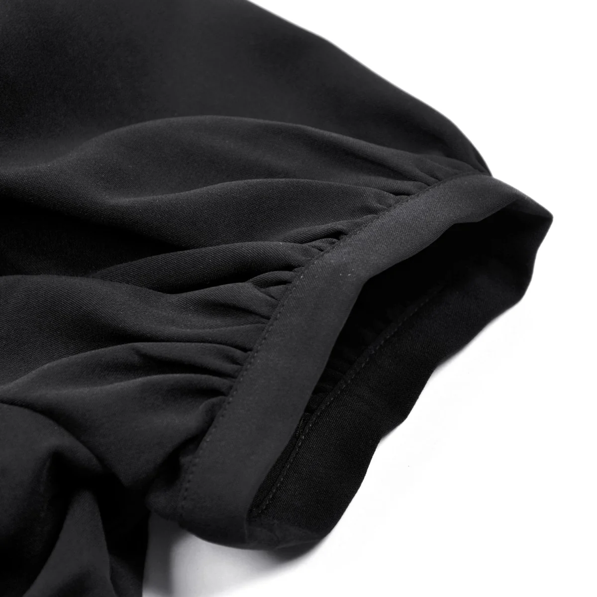 Blusa Gótica Negra Volantes | Mangas Abullonadas - Image 16