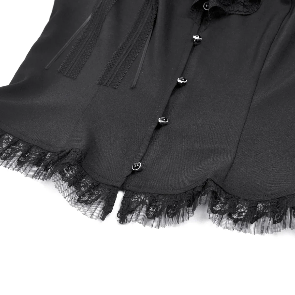 Camisa con Lazada Trasera y Detalle de Rosa - Image 12