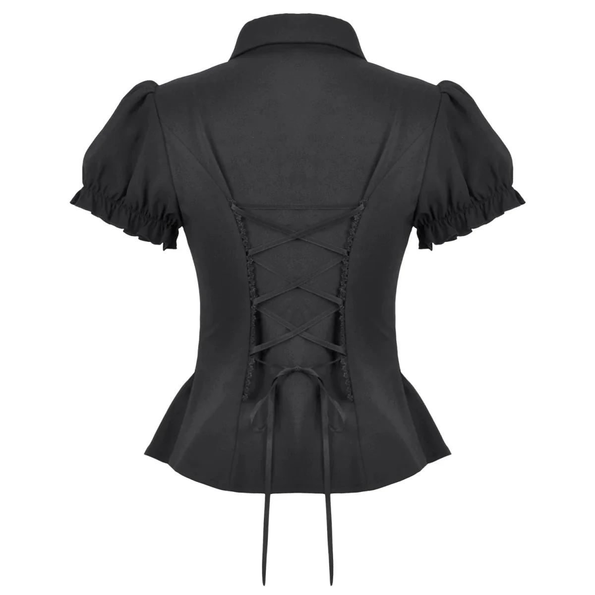 Camisa de Manga Corta con Chorreras - Image 8