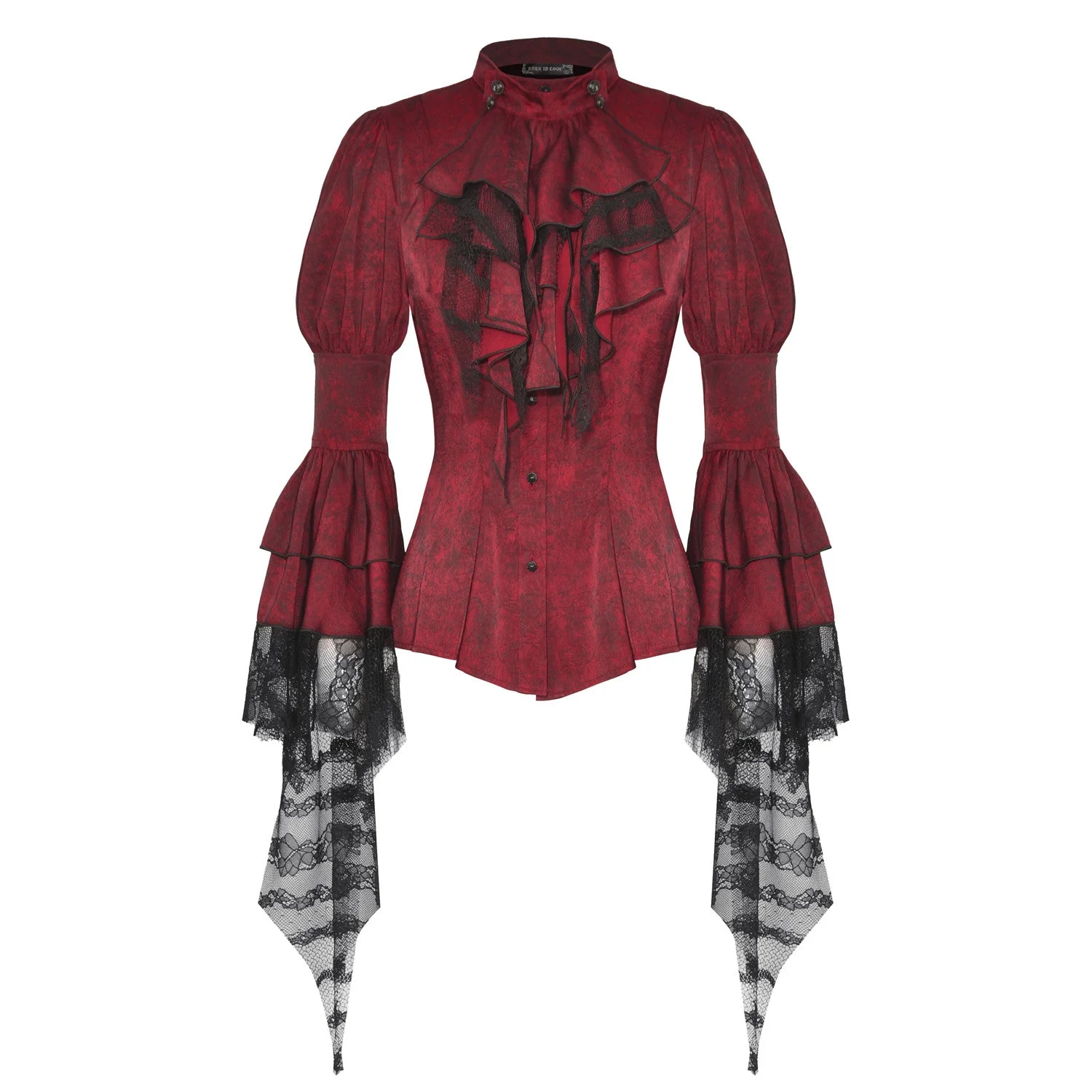 Camisa Roja Victoriana - Image 4