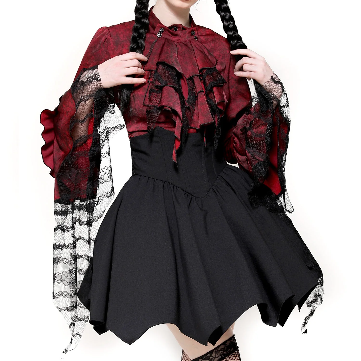 Camisa Roja Victoriana - Image 7