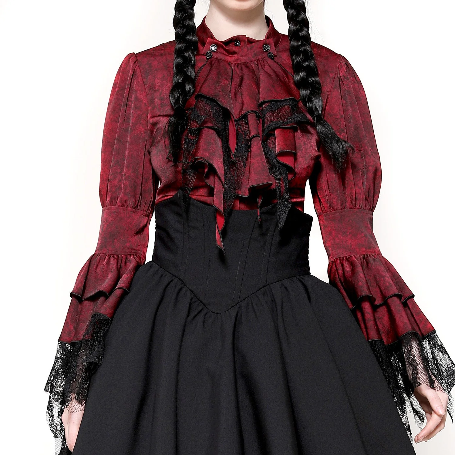 Camisa Roja Victoriana - Image 8