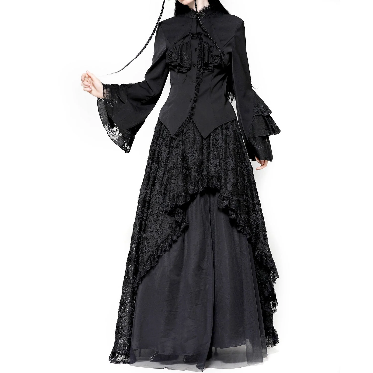 Camisa Victoriana Negra - Image 11