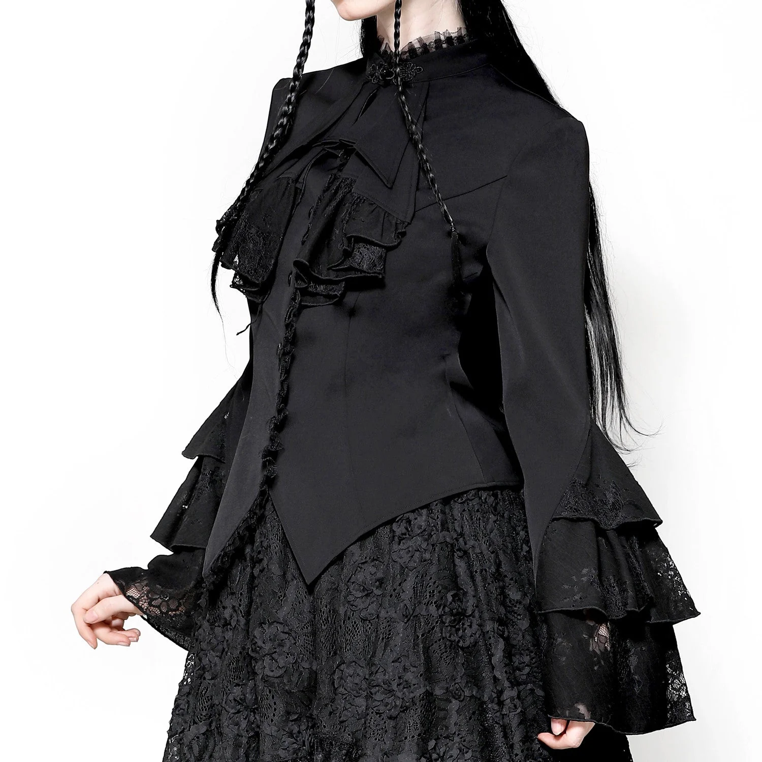 Camisa Victoriana Negra - Image 3