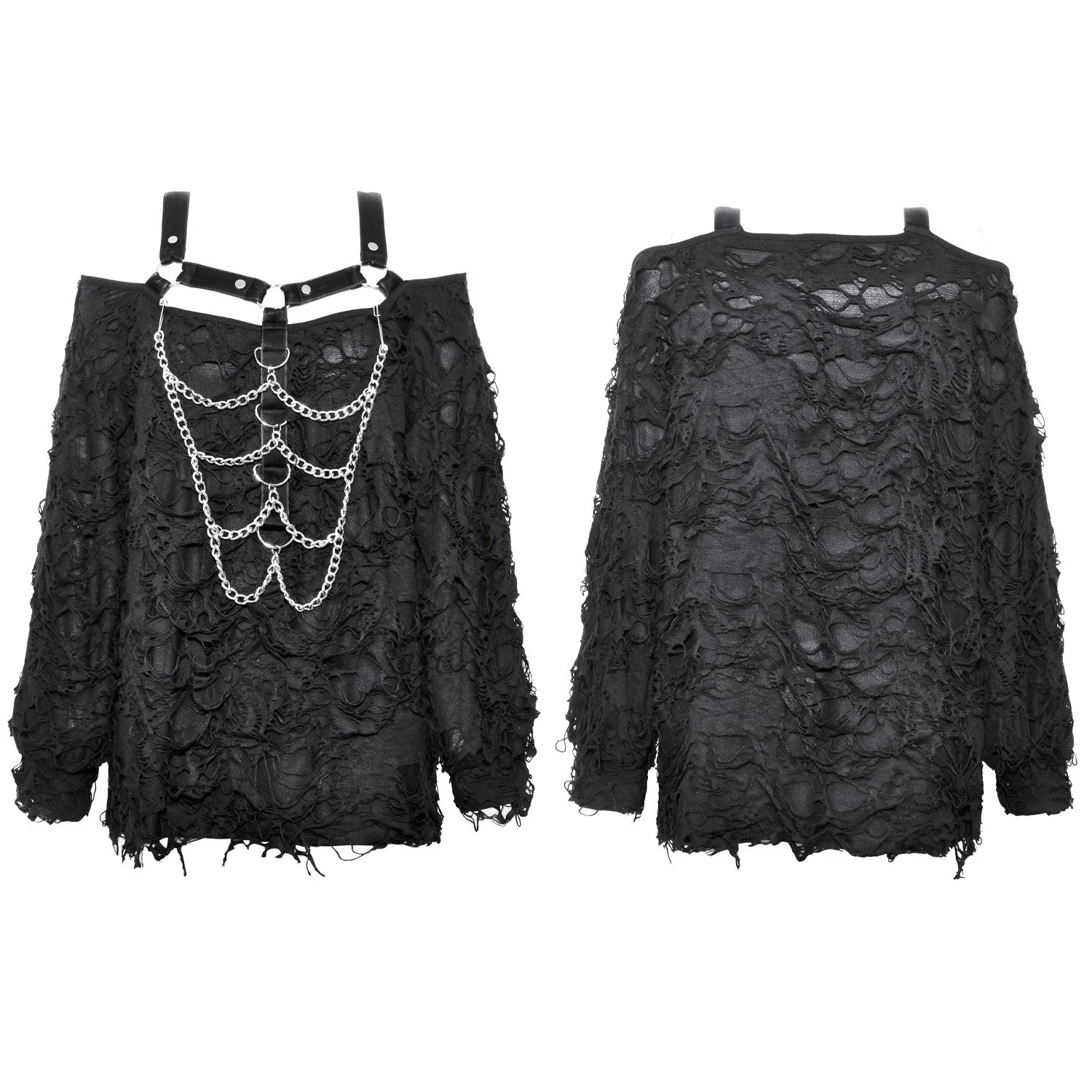 Camiseta Ancha con Cadenas - Image 3