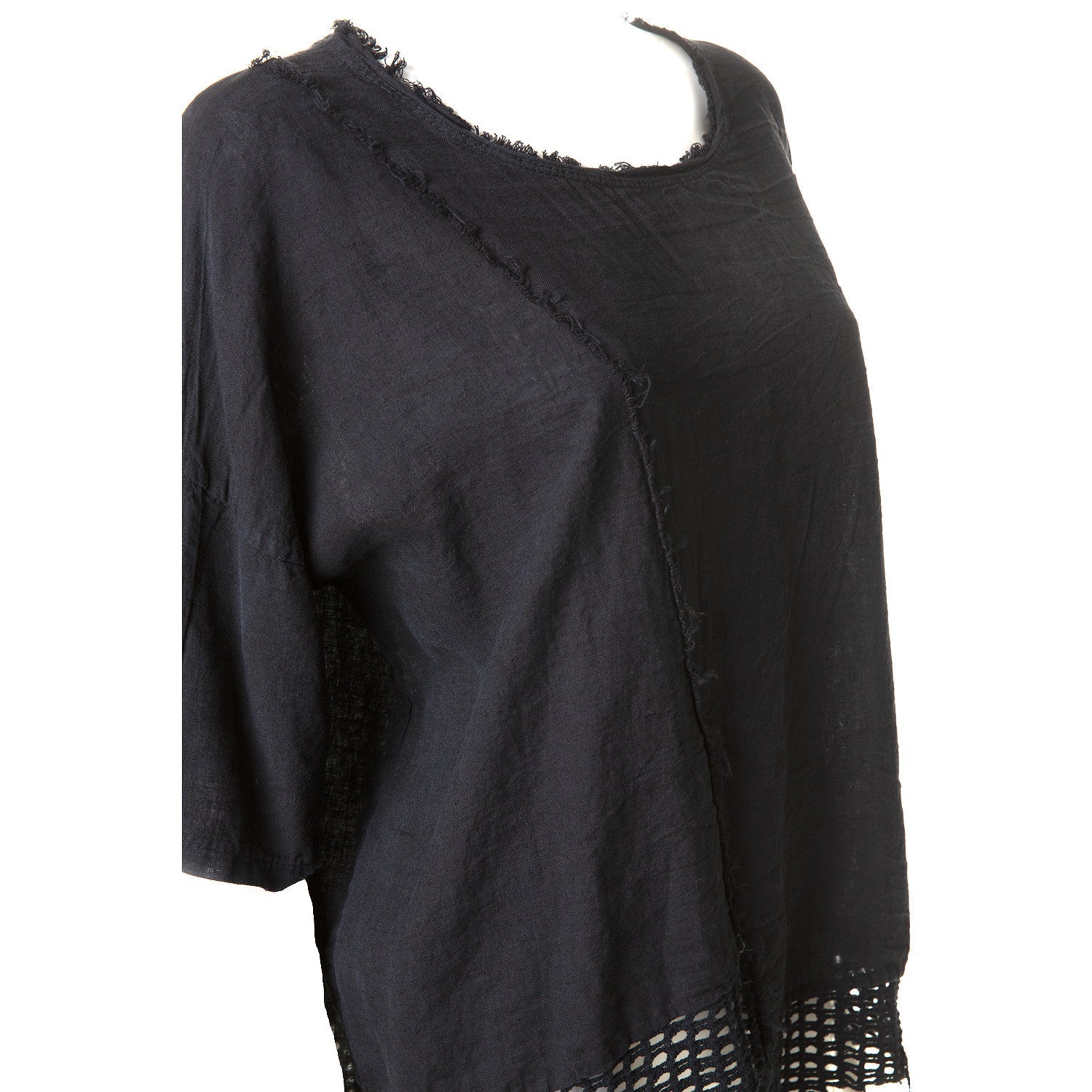 Camiseta Asimétrica con Rejilla - Image 2