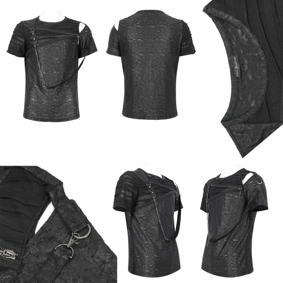 Camiseta Asimétrica para Hombre - Image 3