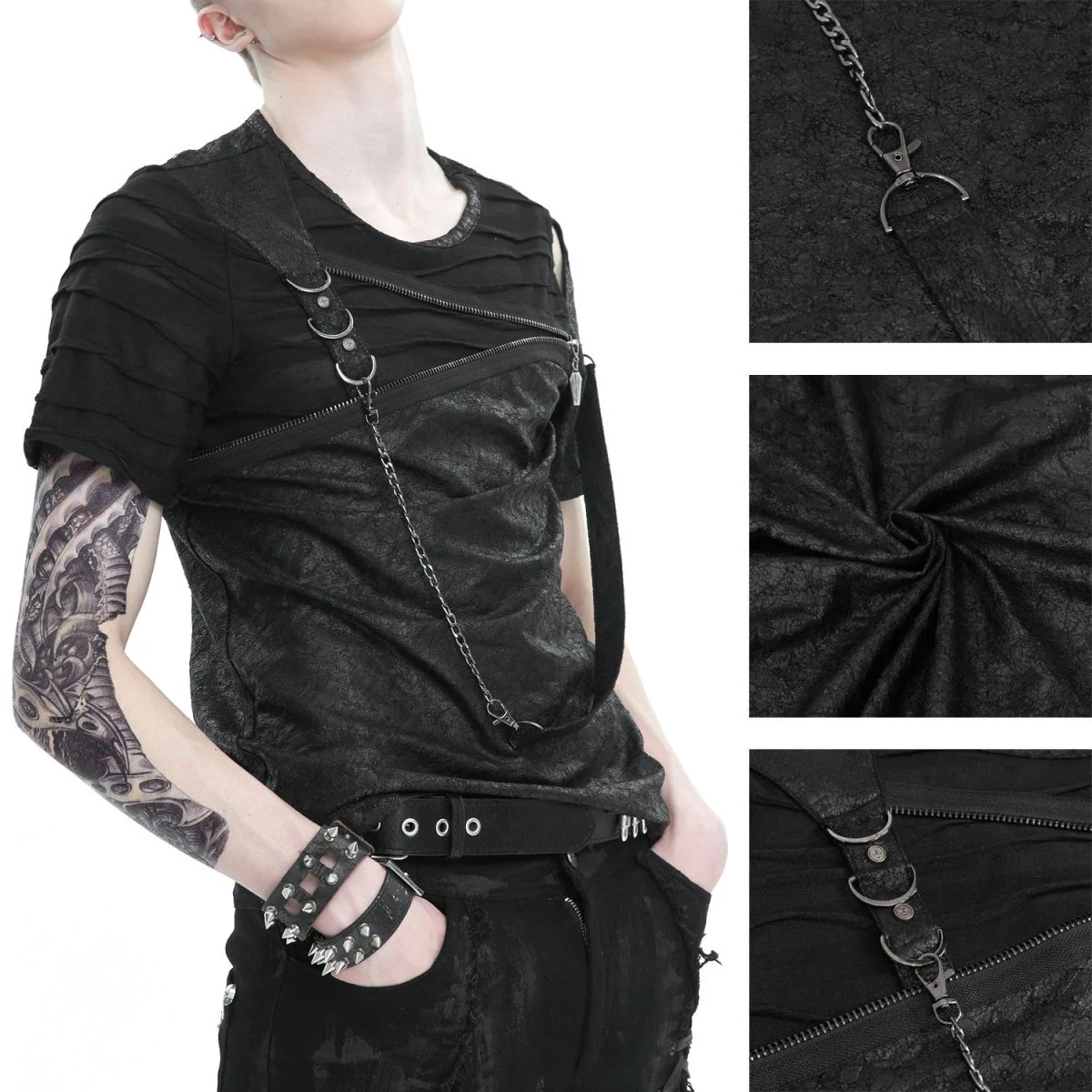 Camiseta Asimétrica para Hombre - Image 4