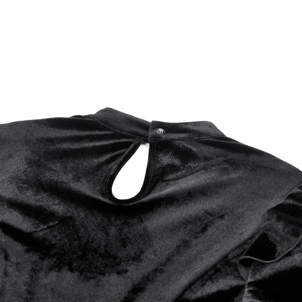 Camiseta  de Terciopelo con Encaje y Mangas Bell - Image 12