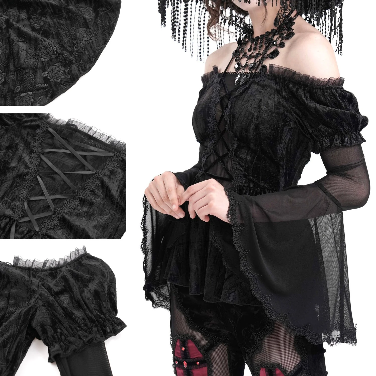 Camiseta Elegante con Tul - Image 6
