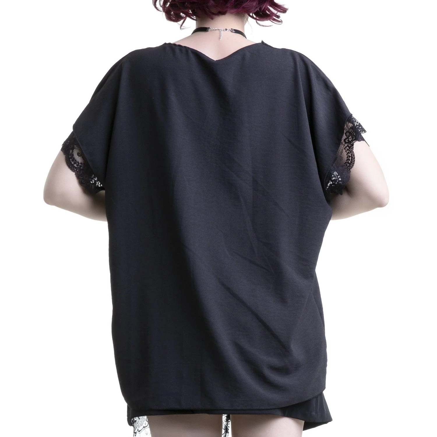 Camiseta Ancha con Encaje - Image 3
