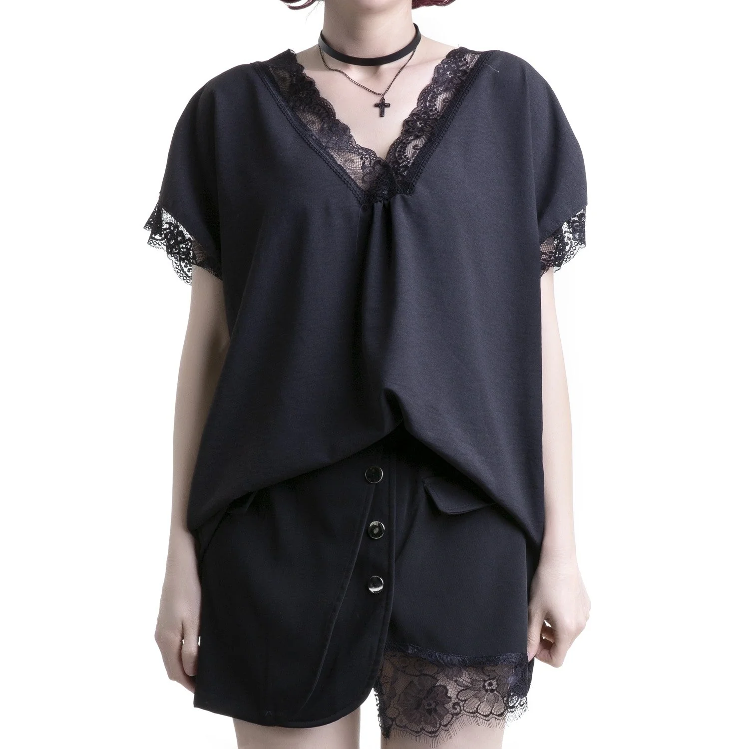 Camiseta Ancha con Encaje - Image 4