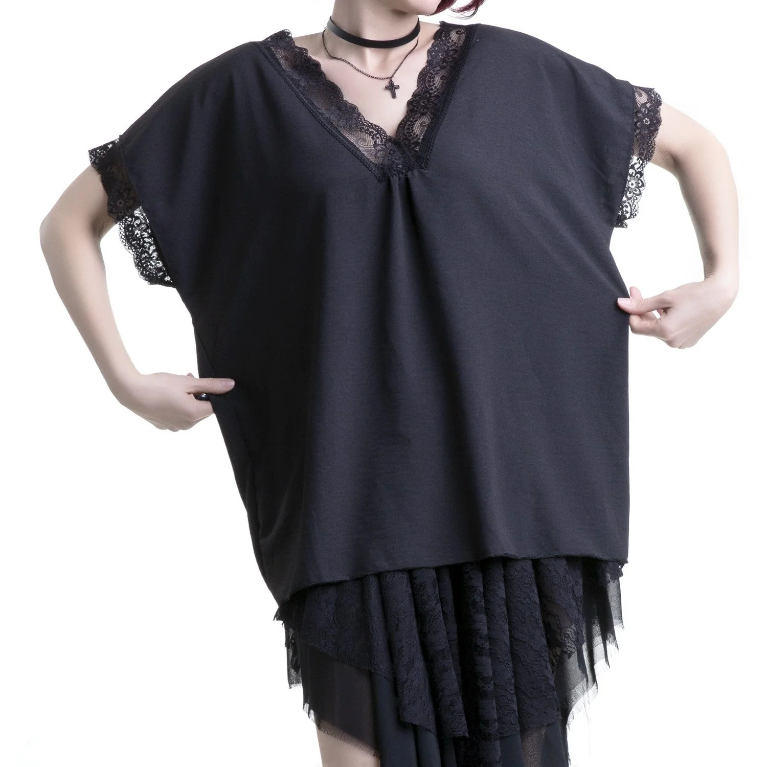 Camiseta Ancha con Encaje - Image 5