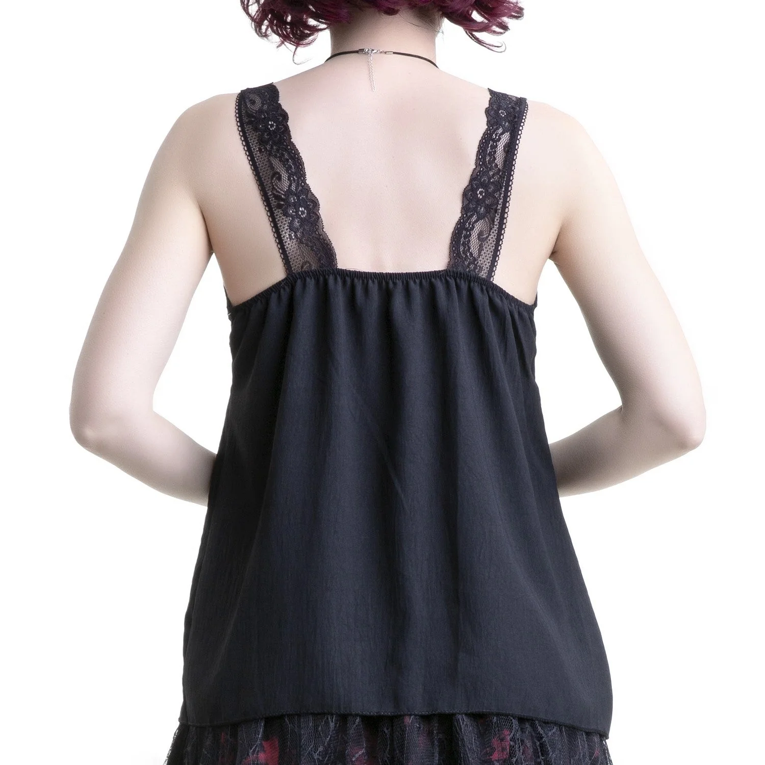 Camiseta con Tirantes de Encaje - Image 3