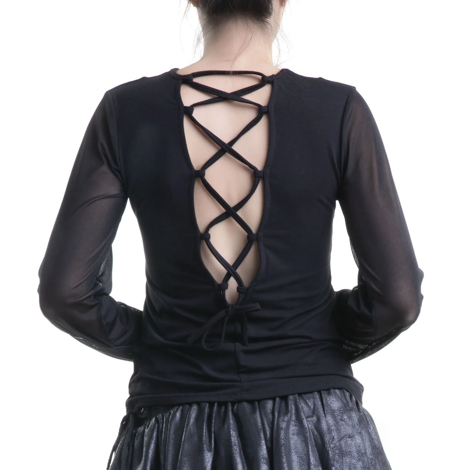Camiseta con Tul y Cruzado - Image 3