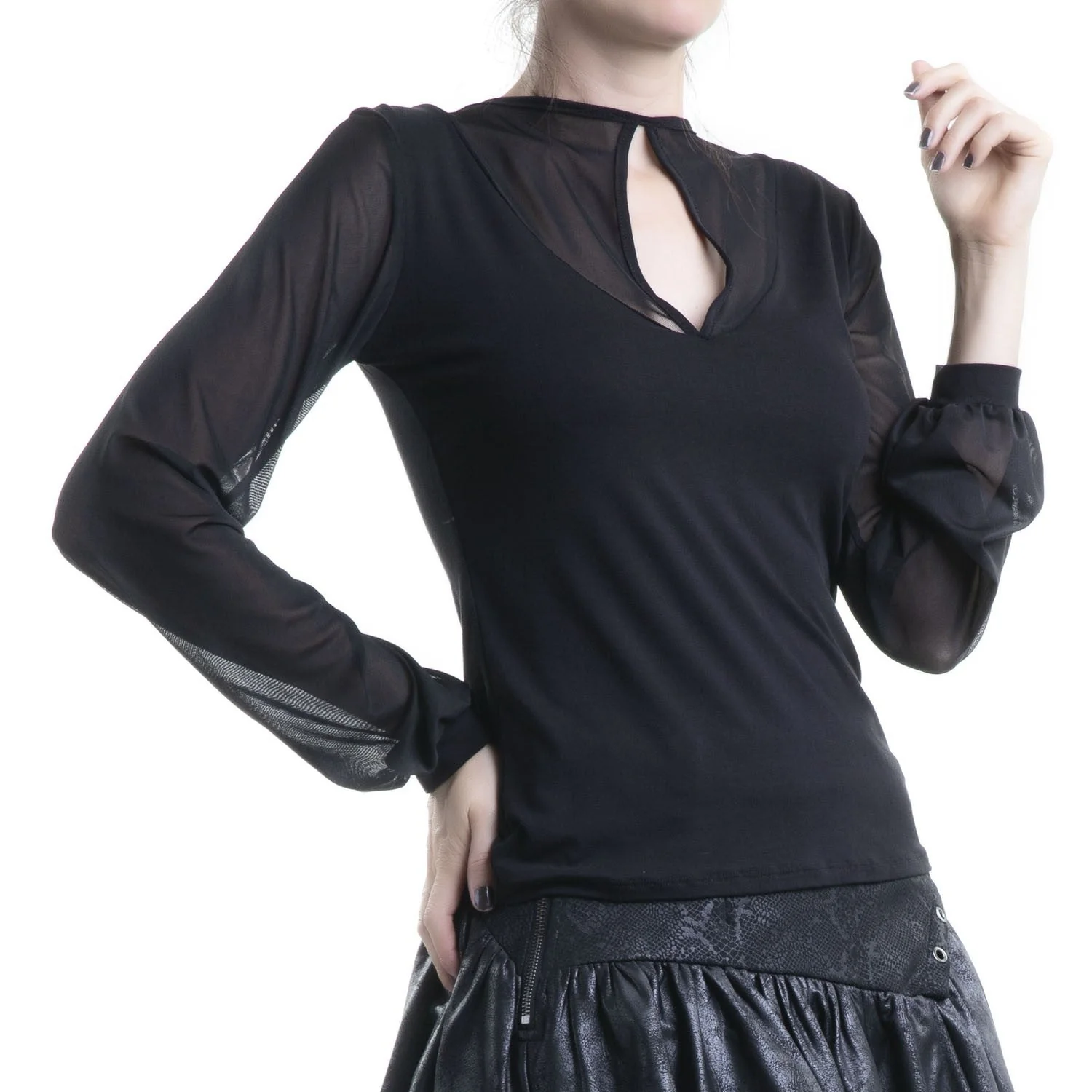 Camiseta con Tul y Cruzado - Image 4