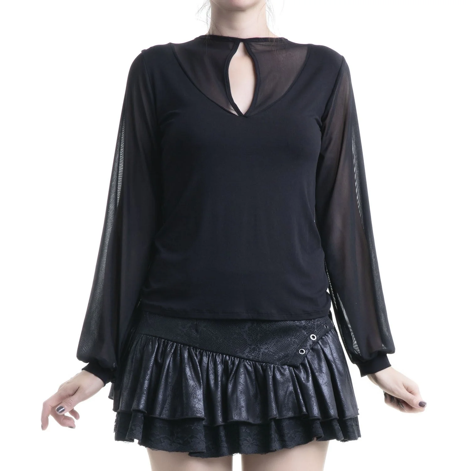 Camiseta con Tul y Cruzado - Image 5