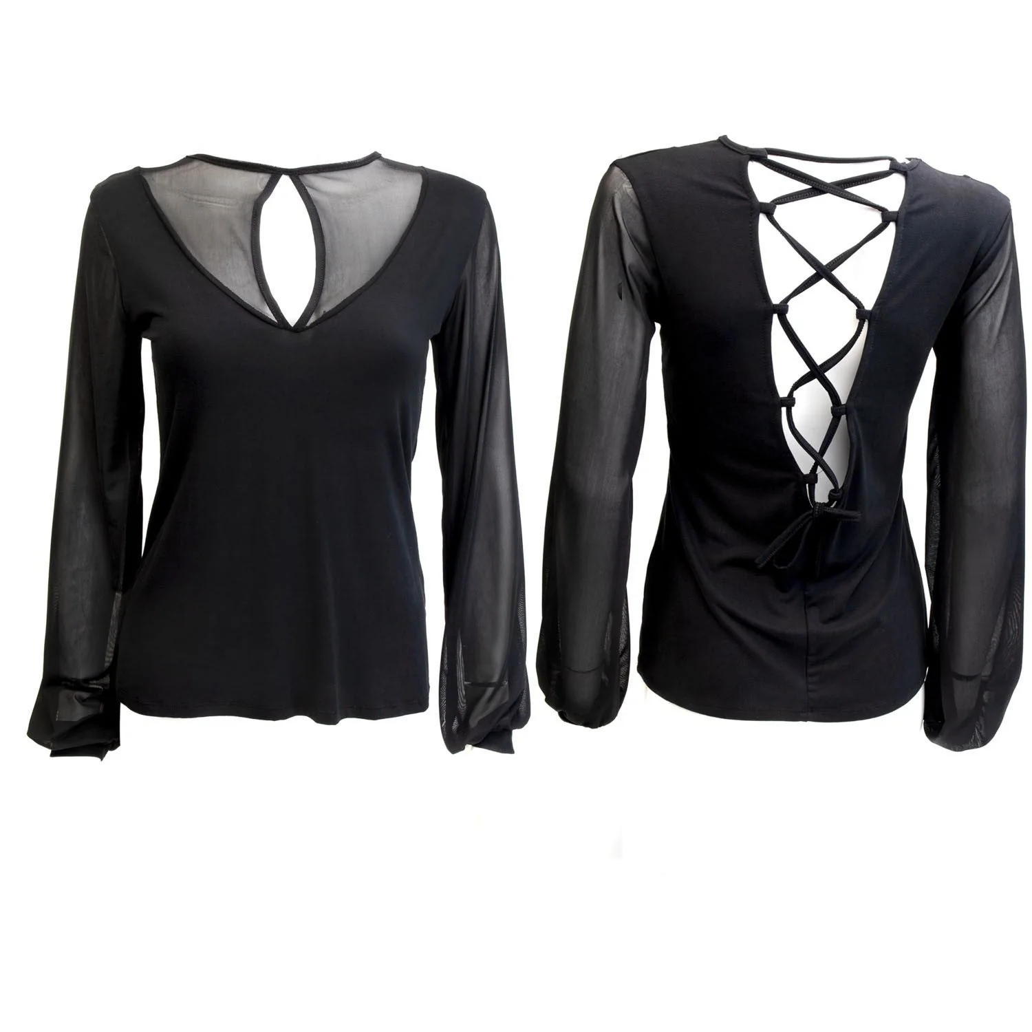 Camiseta con Tul y Cruzado - Image 6