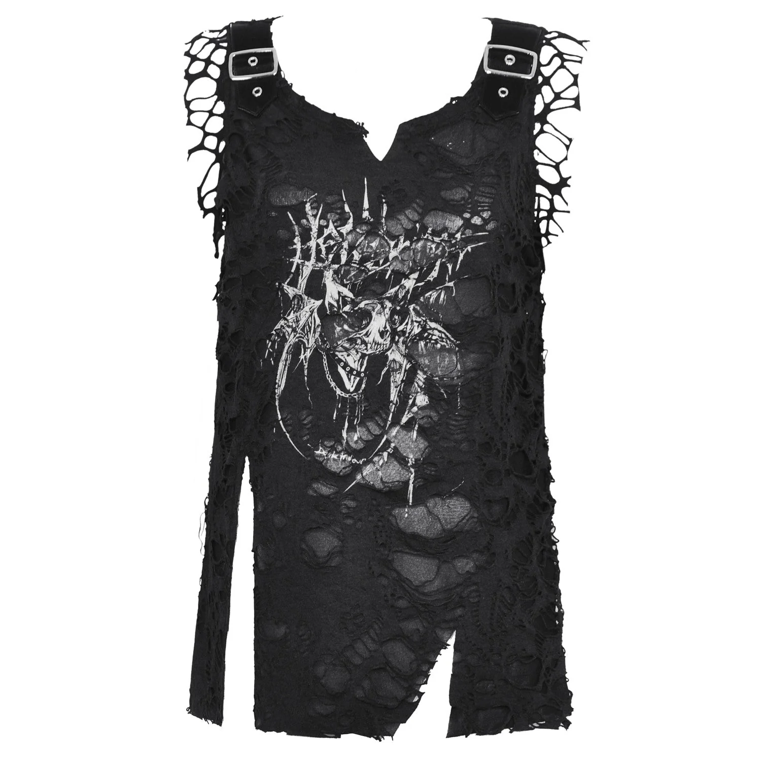 Camiseta Rasgada  “Black Chaos” - Image 5