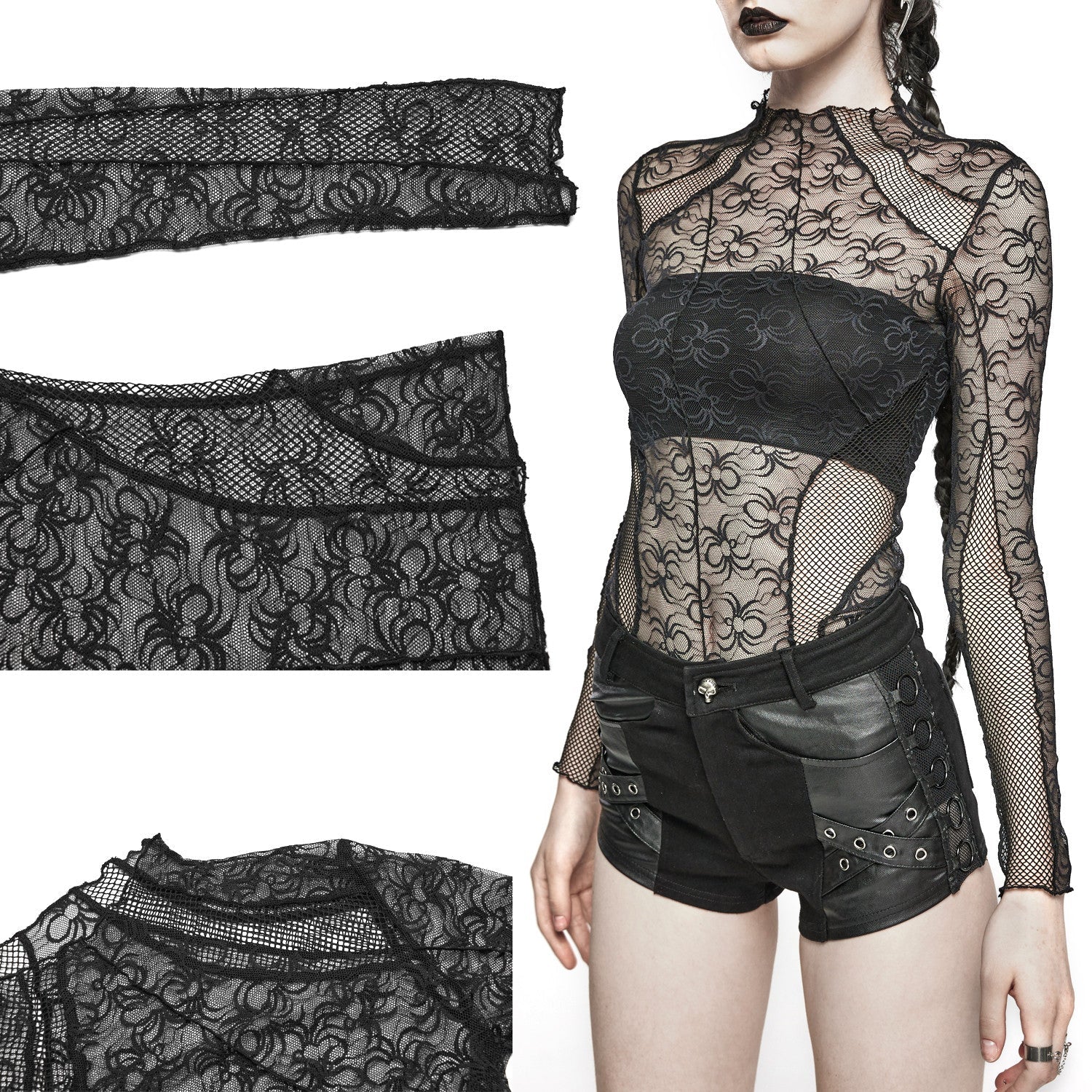 Camiseta Transparente con Arañas - Image 5