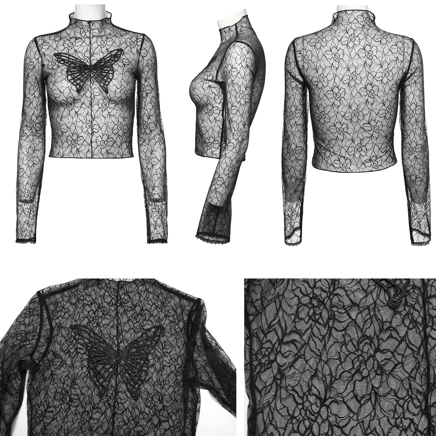 Camiseta Transparente con Mariposa - Image 6