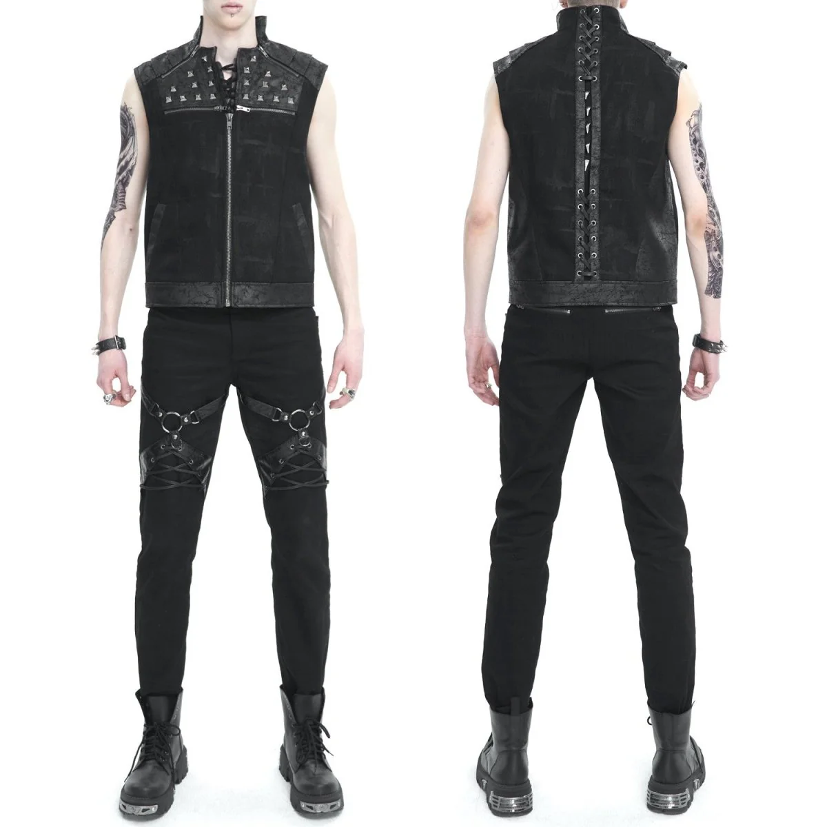 Chaleco con Tachuelas para Hombre - Image 2