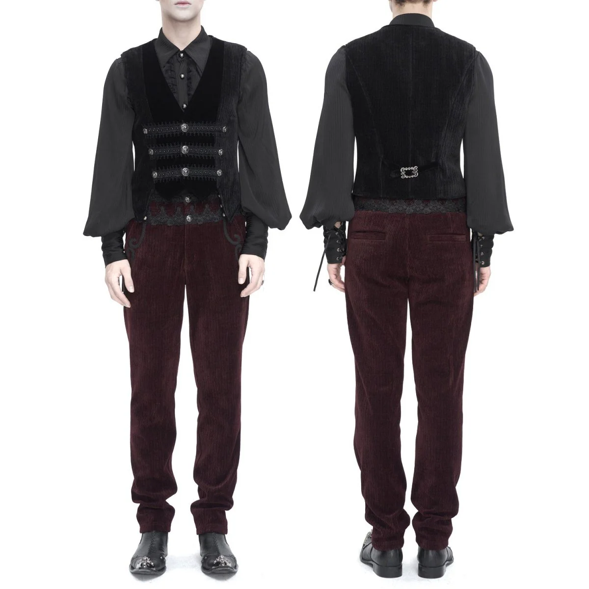 Chaleco Negro para Hombre - Image 2