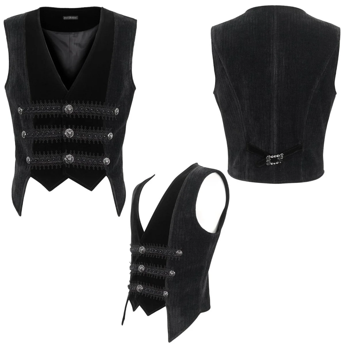 Chaleco Negro para Hombre - Image 3