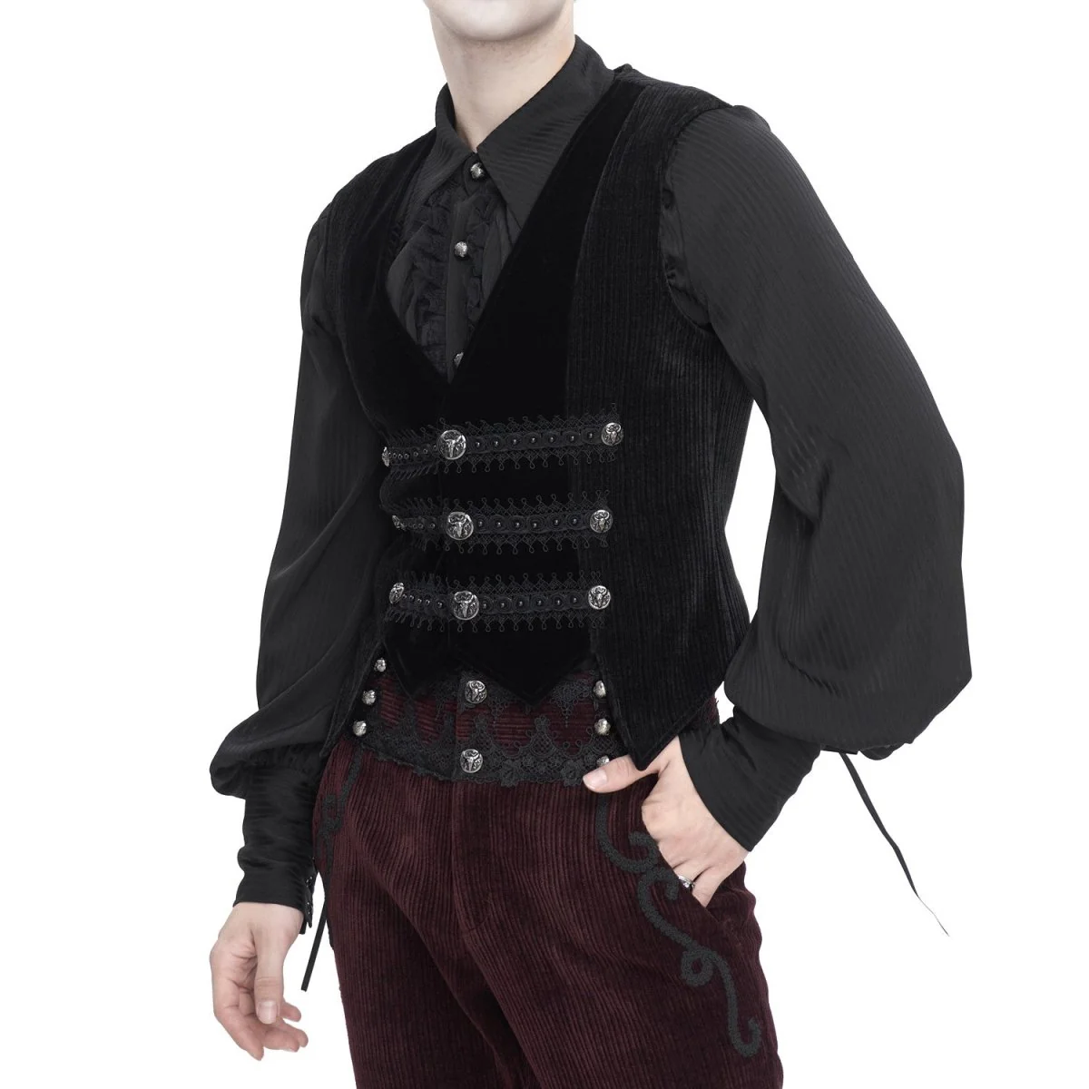 Chaleco Negro para Hombre - Image 5