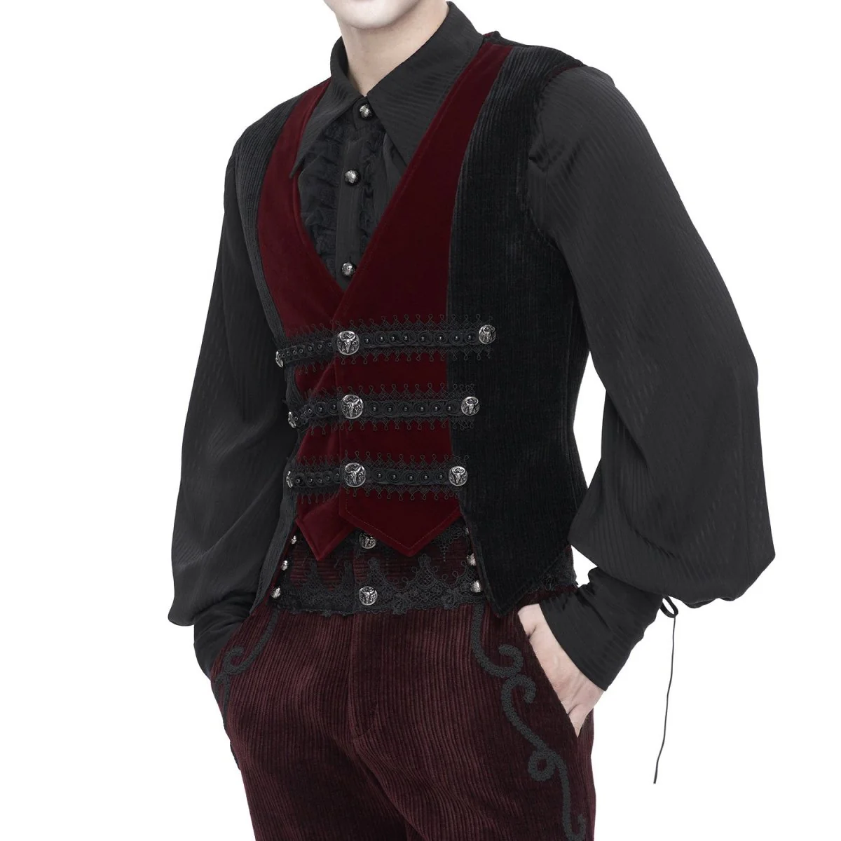 Chaleco Rojo y Negro para Hombre - Image 5
