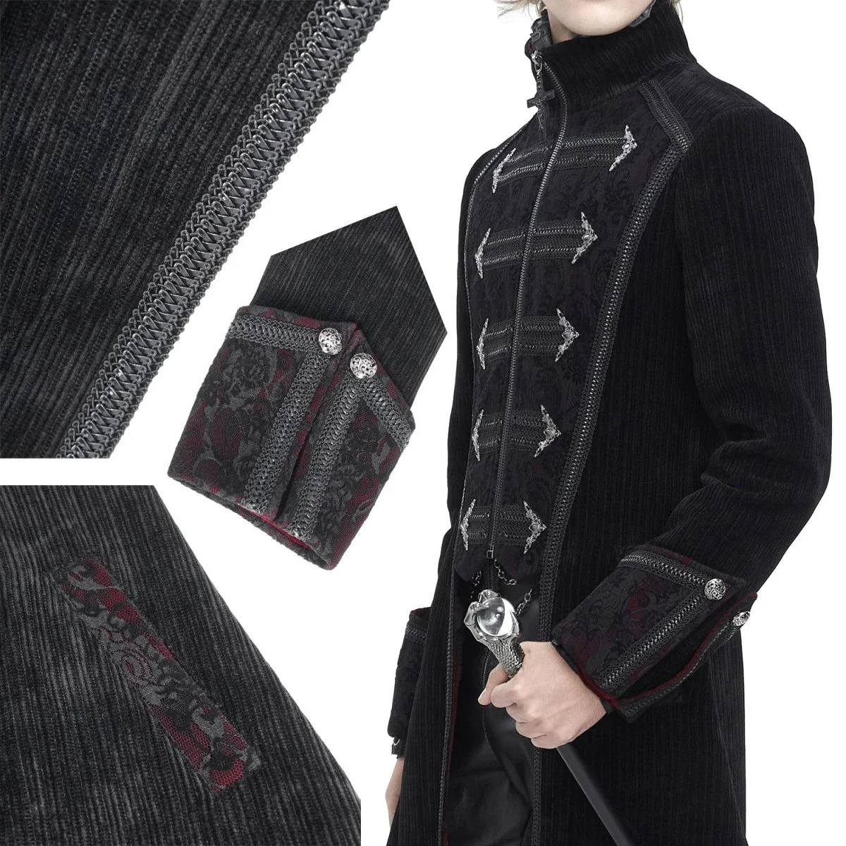 Chaqueta Elegante Negra para Hombre - Image 4
