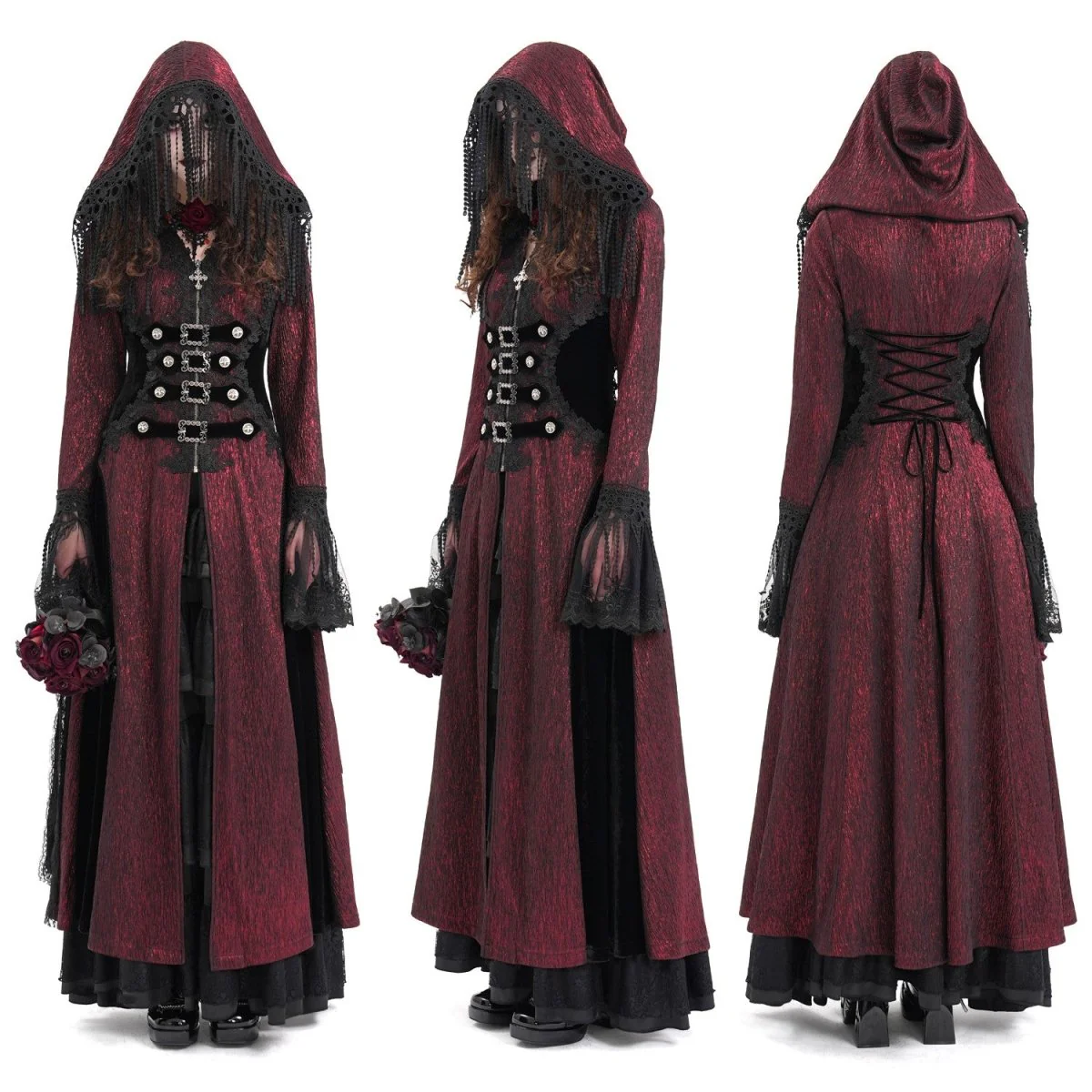 Chaqueta Roja con Flecos - Image 2