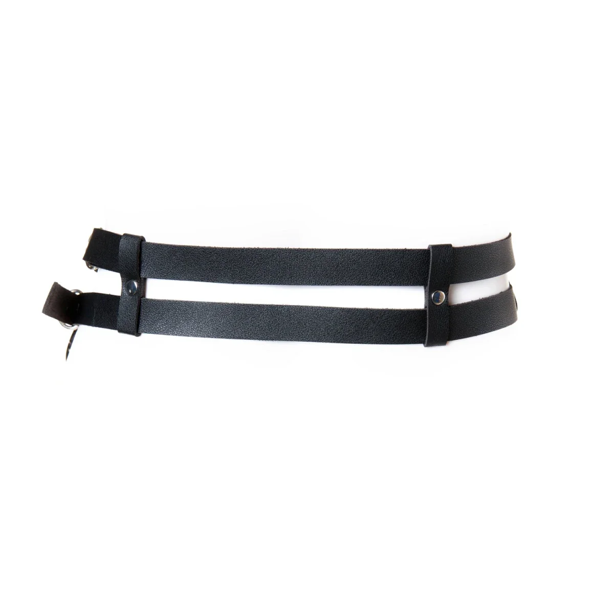Cinturón de Polipiel Doble con Cadenas y Hebillas - Image 6