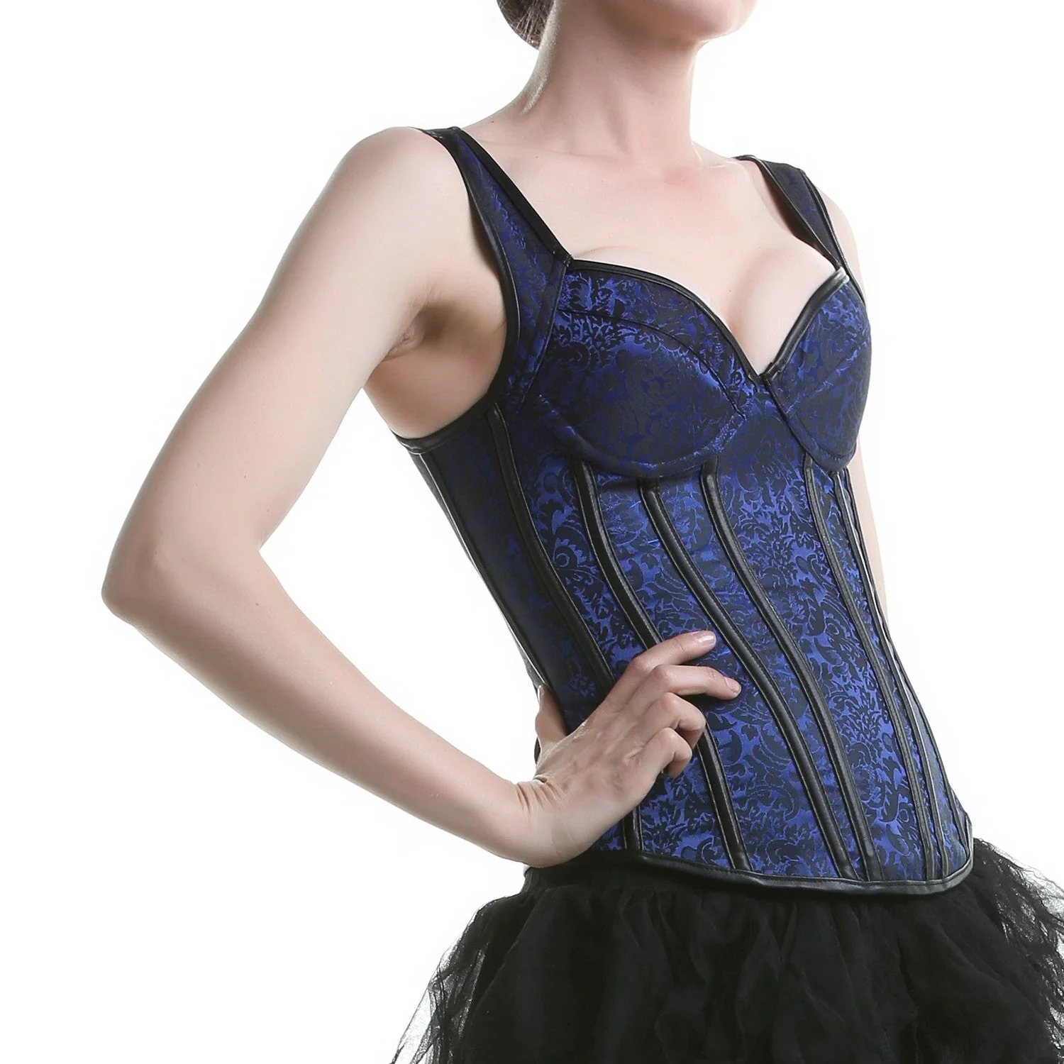Corsé Azul con Tirantes - Image 2