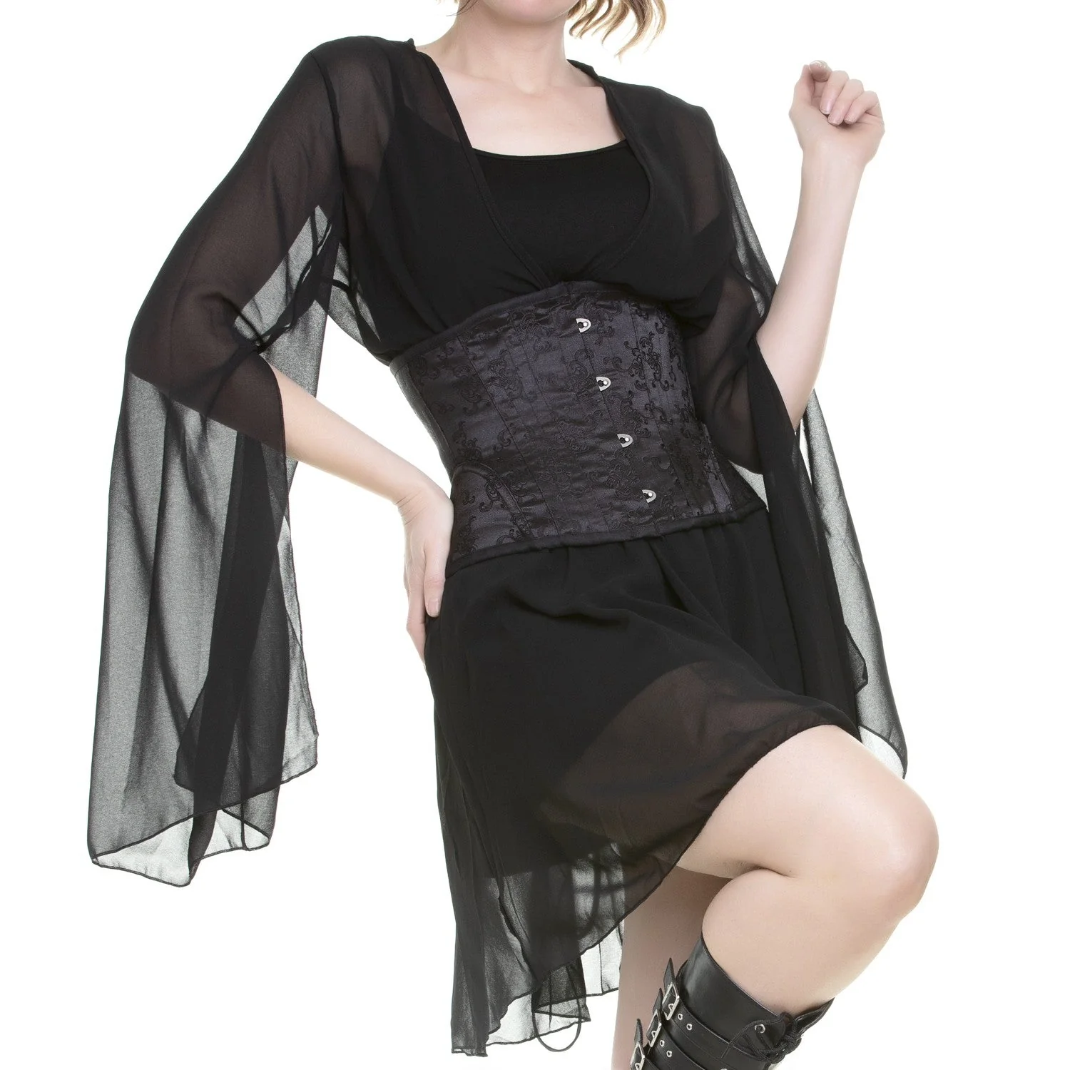 Corsé Bajo Pecho Negro - Image 3