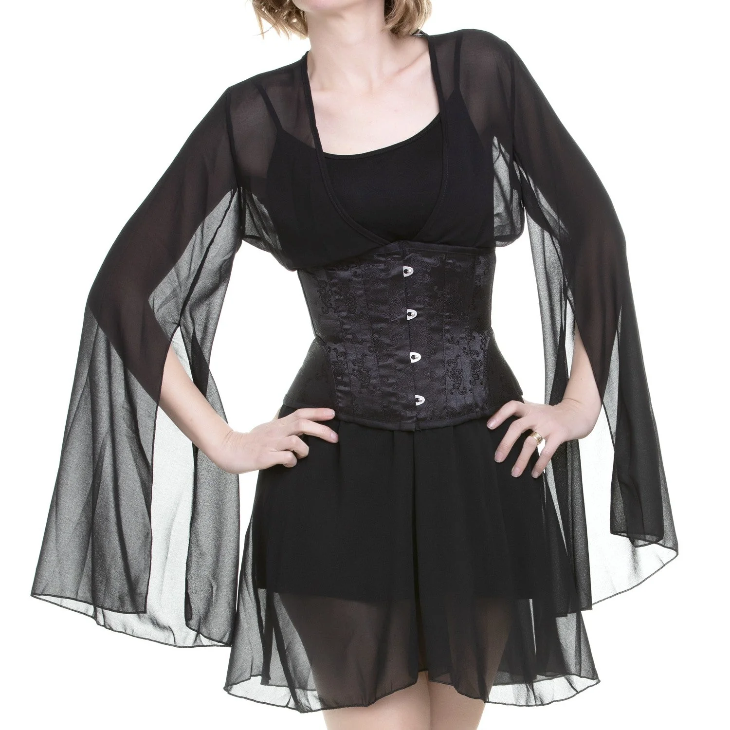 Corsé Bajo Pecho Negro - Image 4