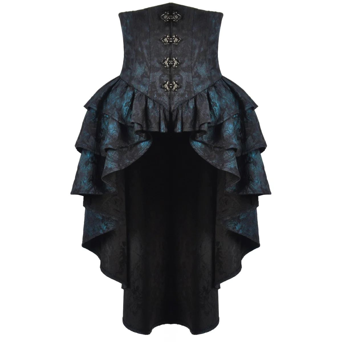 Sobrefalda Gótica con Cintura Corset y volantes - Image 7