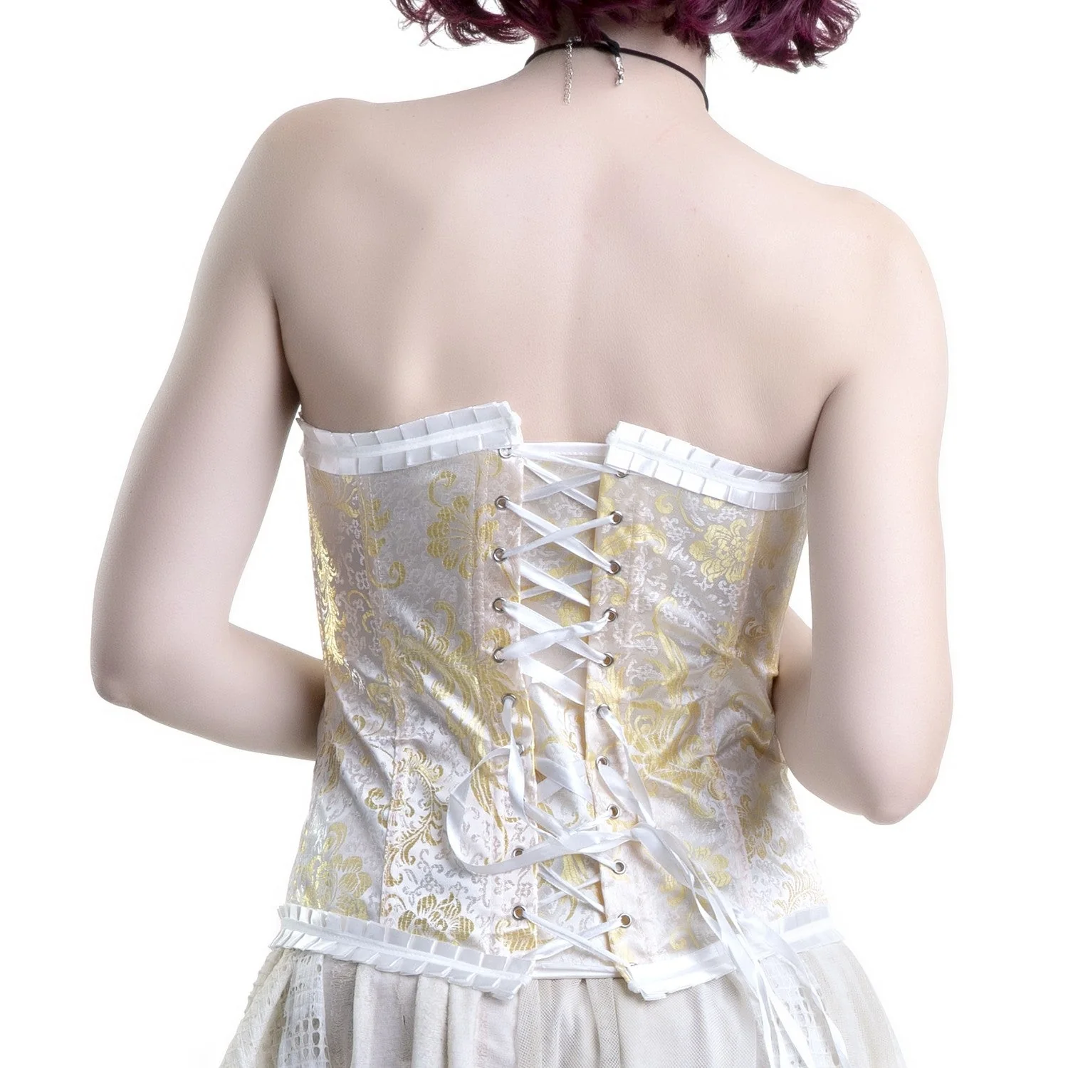 Corsé Blanco y Dorado - Image 3