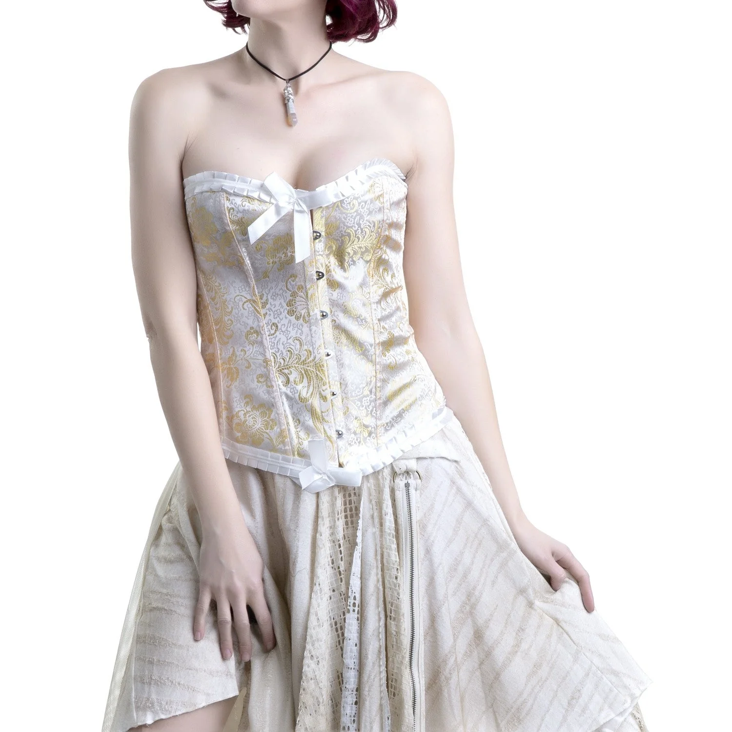 Corsé Blanco y Dorado - Image 5