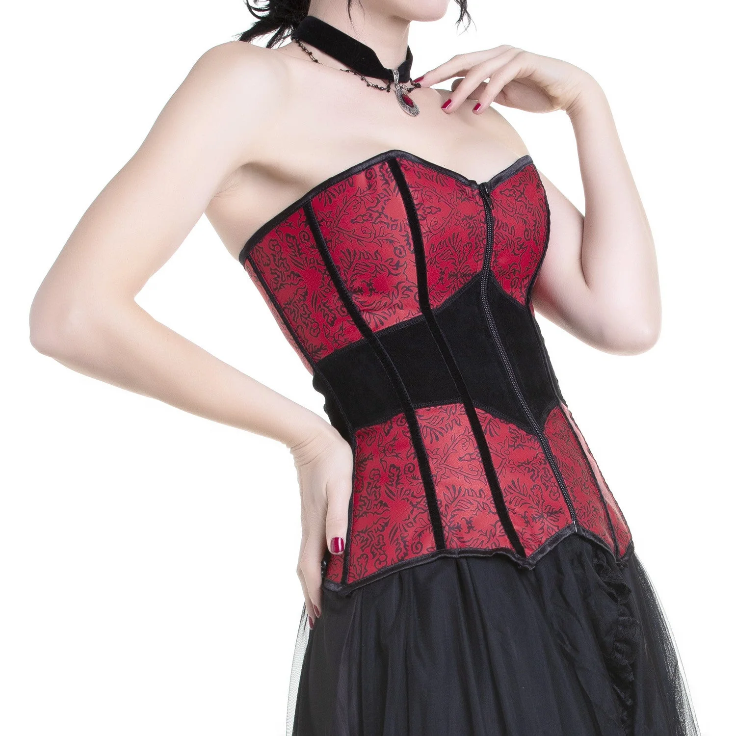 Corsé Rojo y Negro - Image 4
